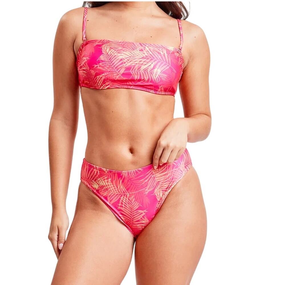 YMI Swimwear Bikini Women Small Neon Beach‎ Pool Tropical Swimsuit Bathing Suit